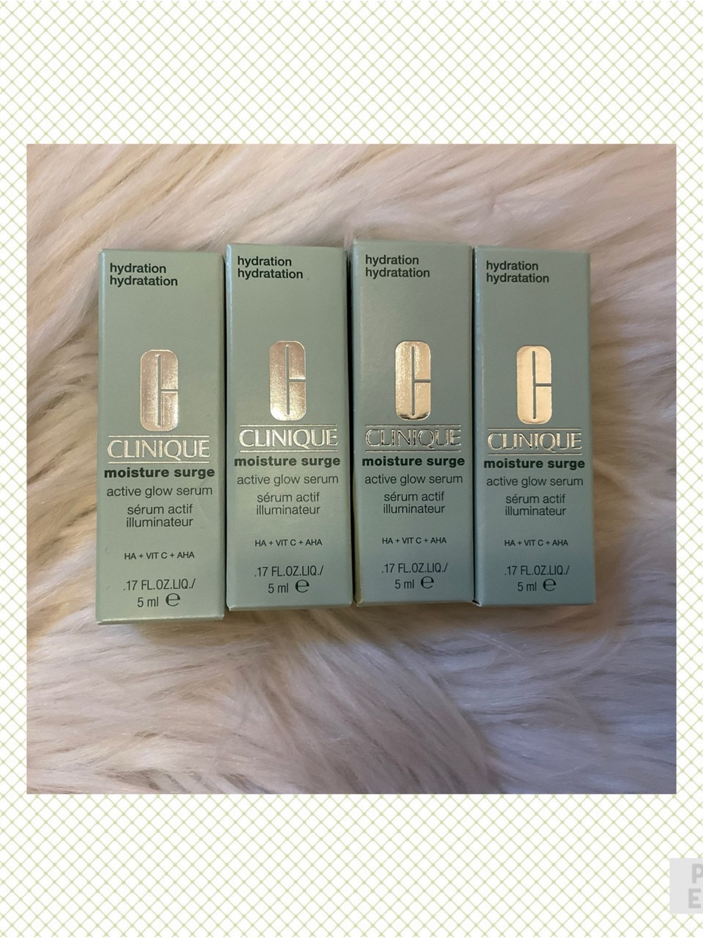 Clinique Moisture Surge Active Glow Serum - New x4 Mini